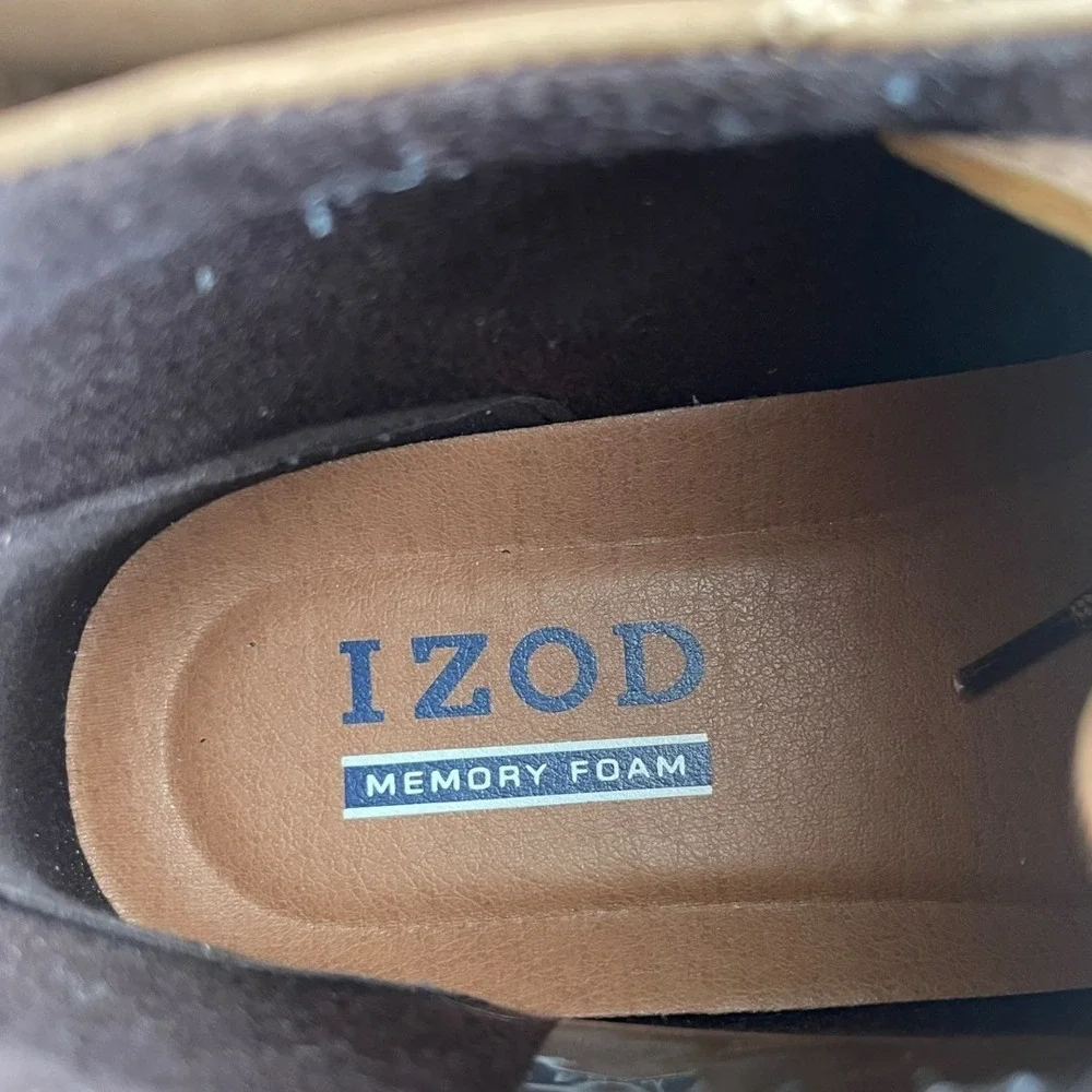 IZOD Men's Palmer Chukka Memory Foam‎ Boot Lace-UP Brown Size 8 M